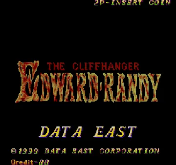 The Cliffhanger - Edward Randy (Japan) screen shot title